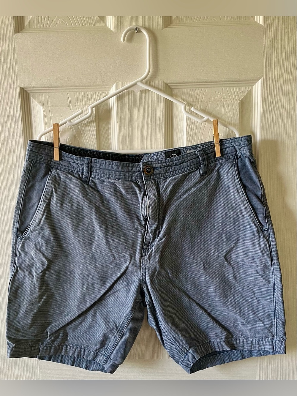 Volcom Men's Slate Blue Flat Front Shorts